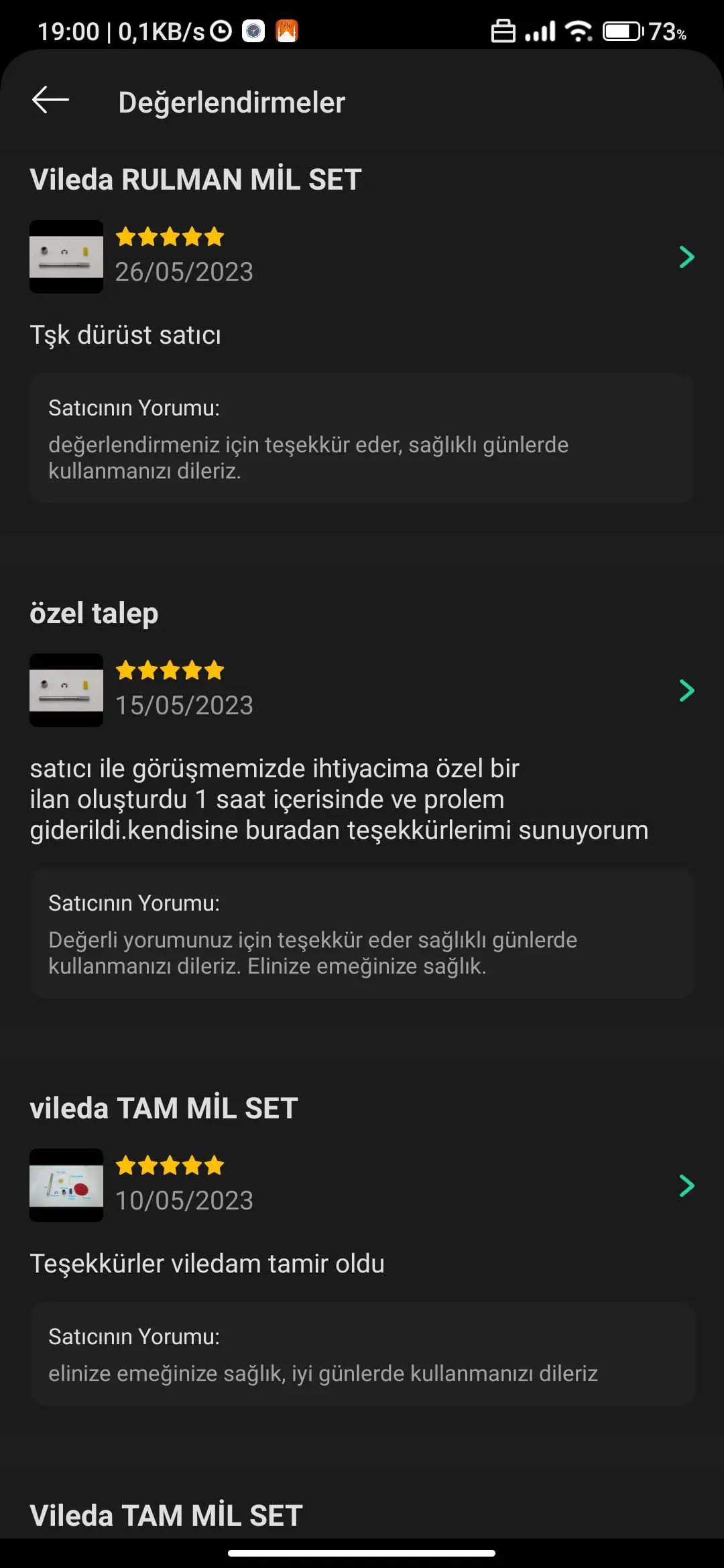 vileda rulman değişimi yorumu